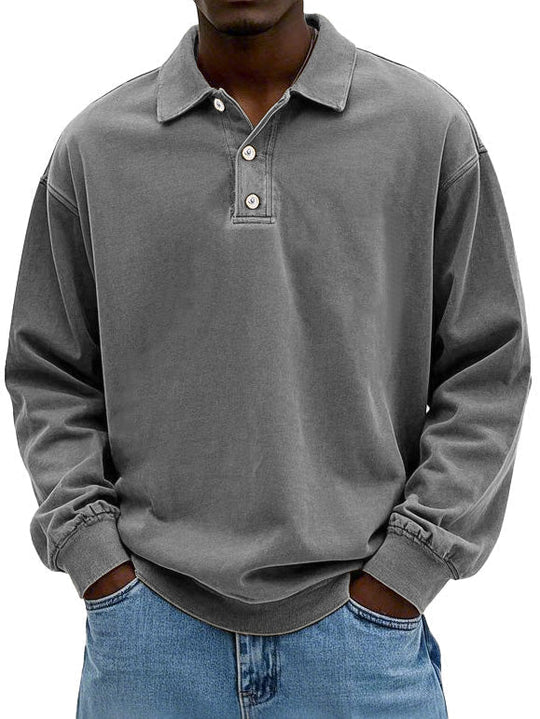 Caspian - Herren Langarm-Polo von bester Qualität