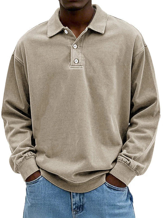 Caspian - Herren Langarm-Polo von bester Qualität